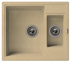 Florentina  Мойка гранитная Липси 580К бежевый – фотография-1