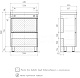 Equil Тумба с раковиной Nice 60 2 ящика напольная белая – фотография-14