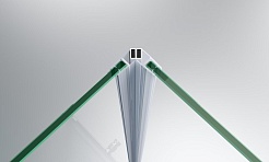 BelBagno Душевой уголок Etna 80/120 ETNA-AH-22-80/120-C-Cr стекло прозрачное – фотография-3