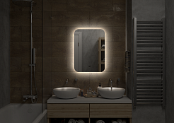 Continent Зеркало Burzhe Led 500x700 – фотография-7