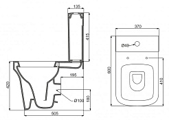 BelBagno Унитаз приставной MARCO – фотография-5