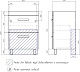 Vigo Тумба с раковиной Nova 2-600 белая – картинка-35