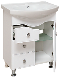 Runo Тумба с раковиной Линда Люкс 65 – фотография-4