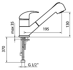 Webert Смеситель для кухни Sax SX940102015 хром – фотография-2