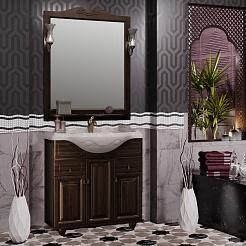 Opadiris Мебель для ванной Тибет 85 с объемной филенкой, нагал – фотография-5