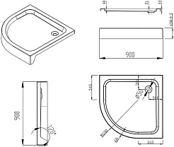 Esbano Душевой уголок ESD-7015B – фотография-11