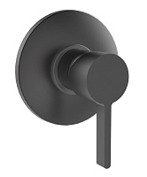 Paini Смеситель для ванны и душа Brera 74PZ690 встраиваемый, брашированный чёрный