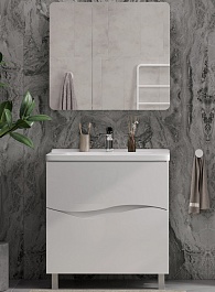 Volna Мебель для ванной Volna 60.2Y белая – фотография-1