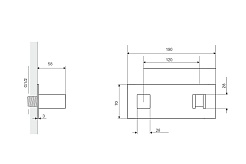 Excellent Душевой комплект FROST QUATRO TERMO AREX.4403CR – фотография-13