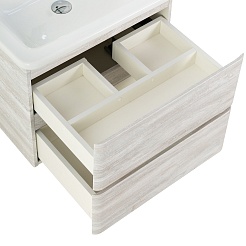 BelBagno Тумба с раковиной Albano-Cer 60 подвесная Rovere Vintage Bianco – фотография-6