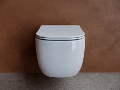 Ceramicanova Подвесной унитаз Noel Rimless CN3013 белый – фотография-5