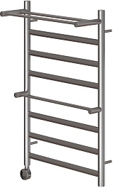 Point Полотенцесушитель электрический Артемида П6 500x800 PN14158PE с двумя полками хром – фотография-2