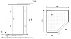 Niagara Душевая кабина Luxe NG-7702DG – фотография-4