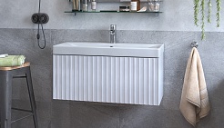 Velvex Тумба под раковину Compo 80.1Y белый глянец – фотография-3