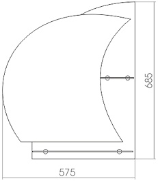 Mixline Зеркало Престиж Фрегат 57.5 – фотография-2