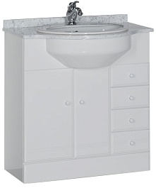 Aquanet Тумба под раковину Марсель 80 – фотография-1