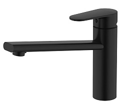 Aquatek Смеситель для кухни Ника AQ1880MB черный матовый – фотография-1