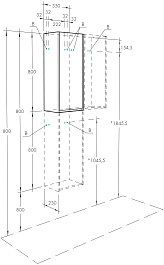 Акватон Шкаф подвесной Марти 35 белый/дуб эндгрейн – фотография-4
