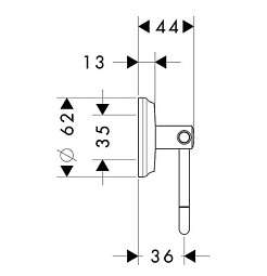 Hansgrohe Держатель туалетной бумаги Logis Classic – фотография-2