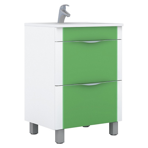 Vigo Мебель для ванной Laura 70 светло-зеленая – фотография-2