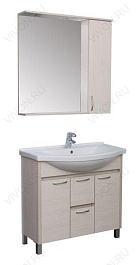 Aquanet Комплект Мебели "Донна 100" беленый дуб (169194) – фотография-2