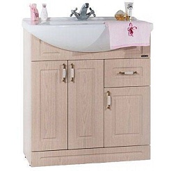 Водолей Тумба под раковину Капри 75 дуб – фотография-1