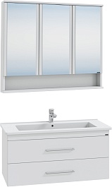 СанТа Мебель для ванной Вегас 105 подвесная белая – фотография-1