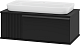 Brevita Тумба под раковину Savoy 90 подвесная черная матовая – фотография-6