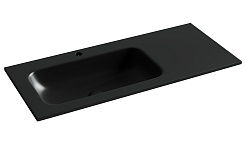 Ceramicanova Мебельная раковина Grace 101 L CN7014MB чёрный матовый – фотография-1