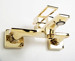 BelBagno Смеситель для ванны и душа Luce LUC-VAS-ORO золото – фотография-6