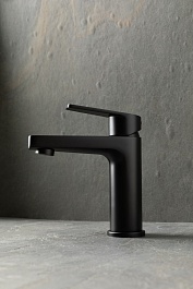 Allen Brau Смеситель для раковины Eclipse 5.E1001-31 (с донным клапаном) черный матовый – фотография-4