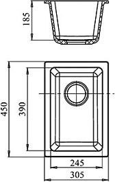 Ewigstein Мойка кухонная 2540 серый – фотография-3