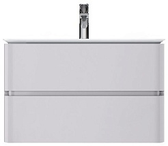 Am.Pm Тумба под раковину  Sensation 80 серый шелк – фотография-1