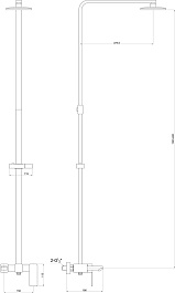 Timo Душевая система Selene SX-1013/00 z chrome – фотография-3