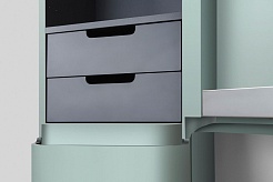 Am.Pm Пенал для ванной Sensation R мятный – фотография-2