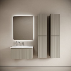 Sancos Мебель для ванной Code 80 серая платина – фотография-3