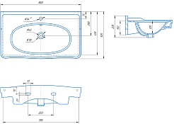 Opadiris Мебель для ванной Валери 85 белая матовая – фотография-13