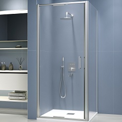 RGW Душевой уголок Stilvoll SV-135 80x80 профиль хром стекло прозрачное – фотография-1