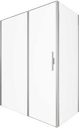 Allen Brau Душевой уголок Priority 160x100 3.31038.BA/3.31047.BA серебро браш – фотография-1