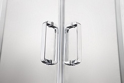 Aquatek Душевой уголок Ария 100x100 AQ ARI KV 10020CH профиль хром стекло прозрачное – фотография-4