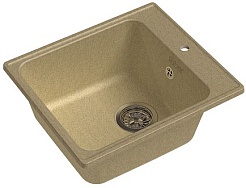 Raiber Мойка кухонная Реберг RQ21 бежевый – фотография-1