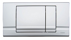 Schwab Кнопка смыва Riva Duo матовый хром