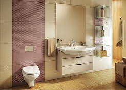 Rosa Унитаз подвесной Элеганс Люкс с микролифтом – фотография-2