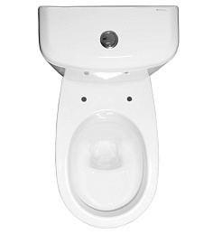 Керамин Унитаз-компакт Сити с жестким сиденьем – фотография-2