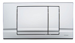 Schwab Кнопка смыва Riva Duo матовый хром – фотография-1