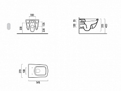 GSI Унитаз подвесной SAND 901511 – фотография-4