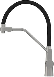 Teymi Смеситель для кухни Solli T10272 сатин/черный – фотография-2