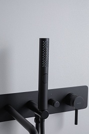 Allen Brau Смеситель для ванны Priority 5.31A05-31 (с внутренней частью) черный матовый – фотография-4