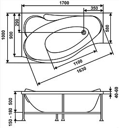 Eurolux Акриловая ванна "Эфес" L – фотография-3