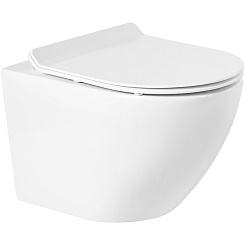 BelBagno Унитаз подвесной Sfera-r BB046CHR/BB2111SC – фотография-1